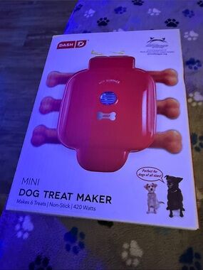 Dash Red Mini Dog Treat Maker - Bone Mold Snack Maker